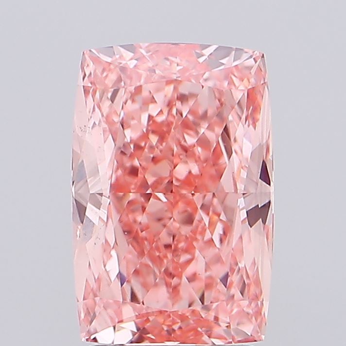 3.01ct Cushion Fancy Vivid Pink VS1 IGI