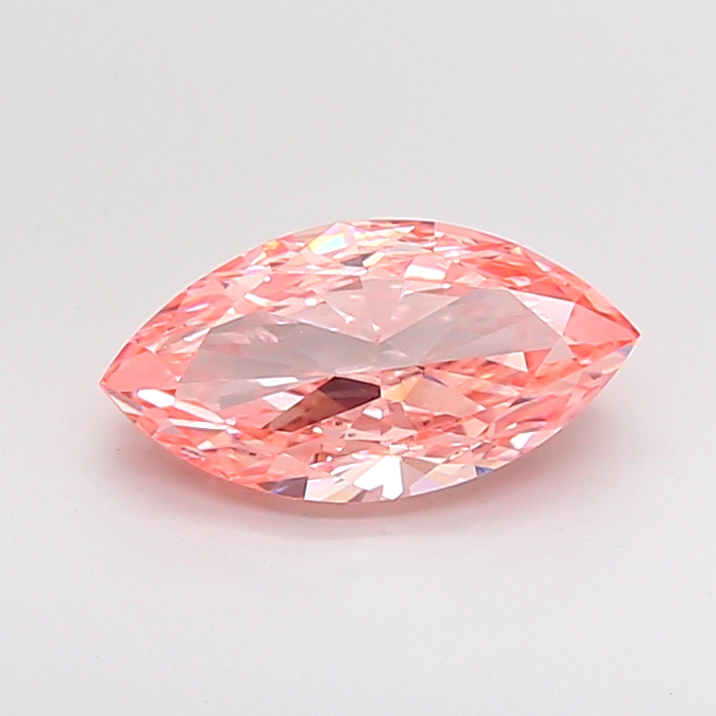 1.9ct Marquise Fancy Vivid Pink VVS2 IGI