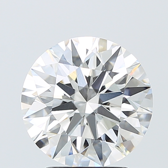 3.08 Carat Round Cut Lab Diamond