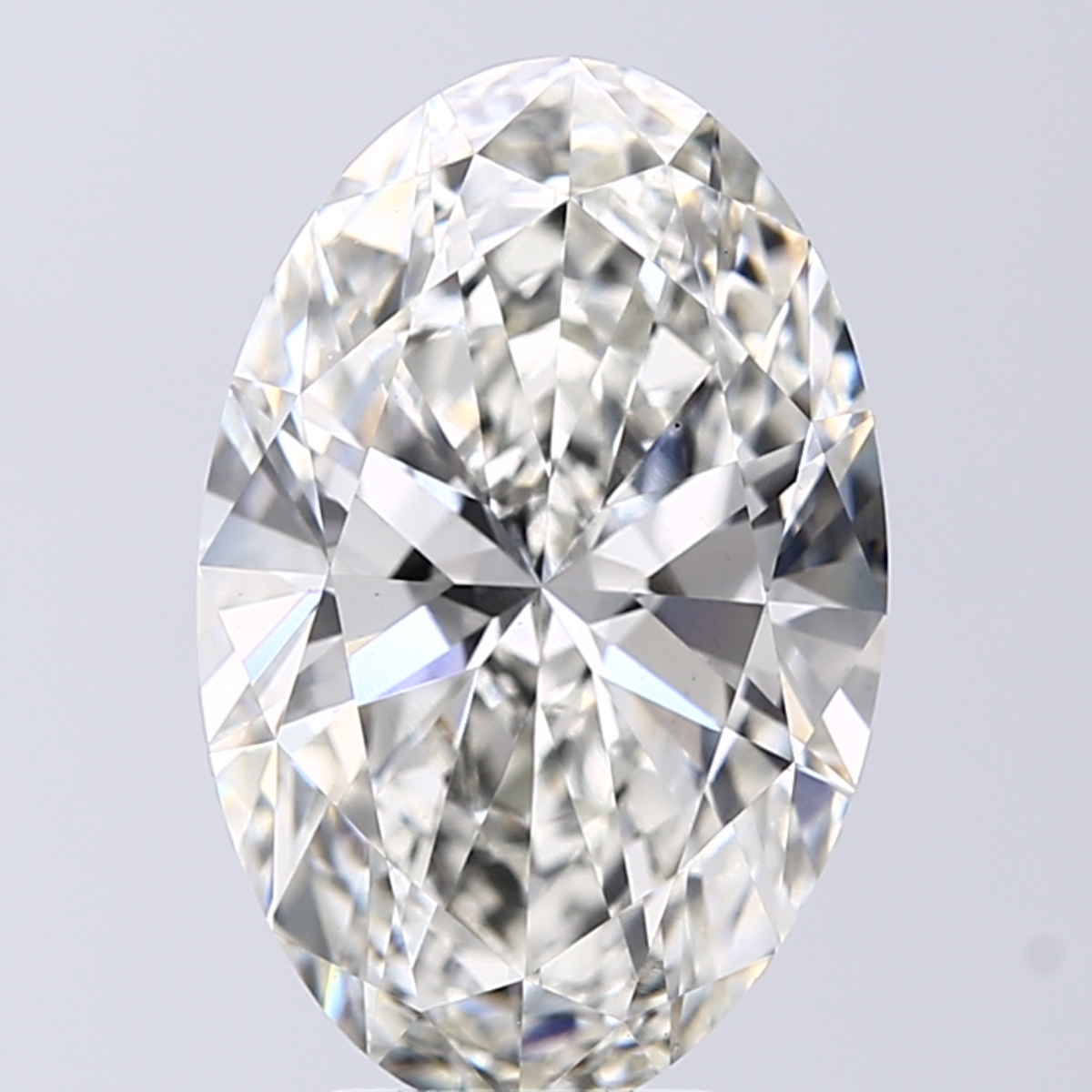 4.70 ct. oval Lab Grown Diamond front image