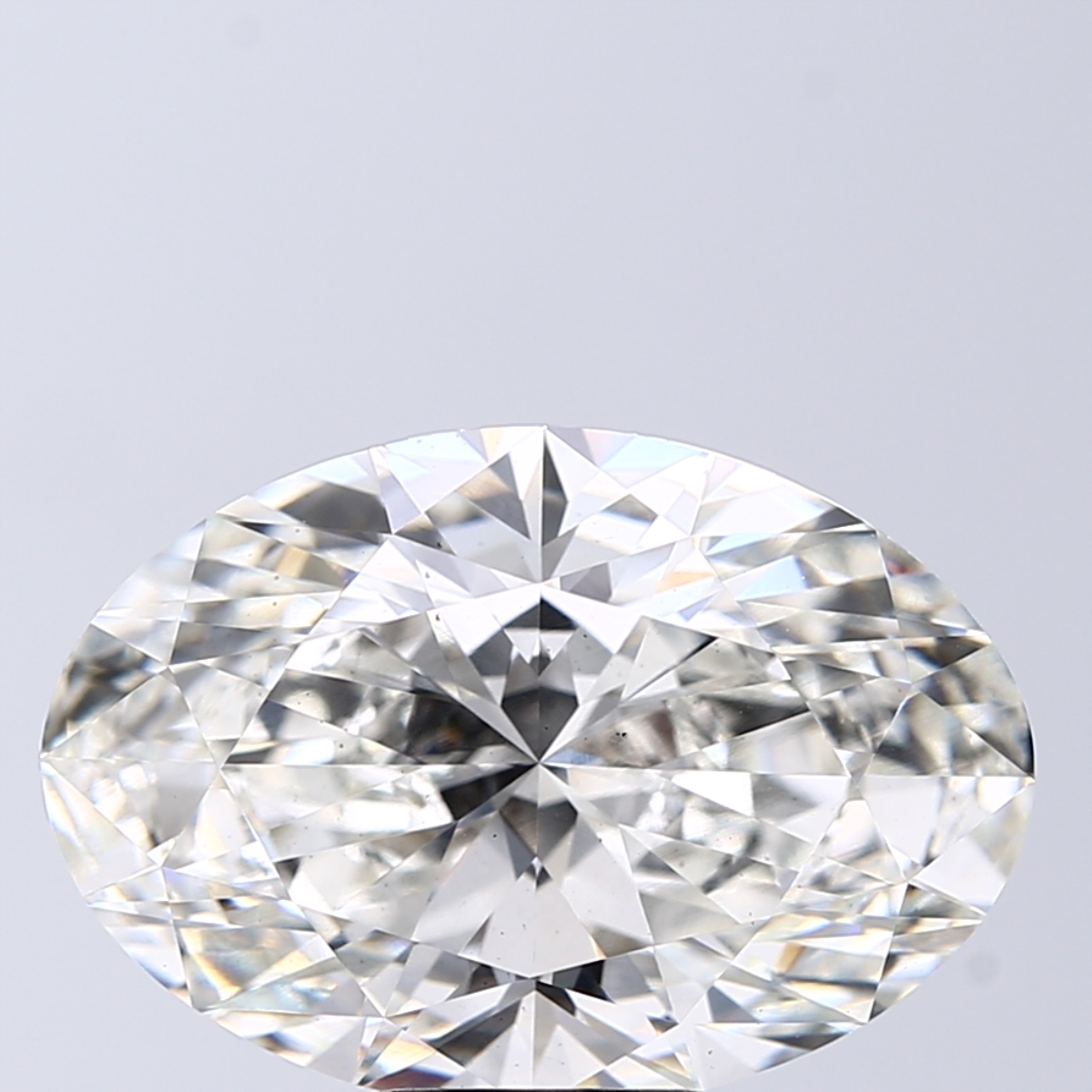7.55 ct. oval Lab Grown Diamond front image