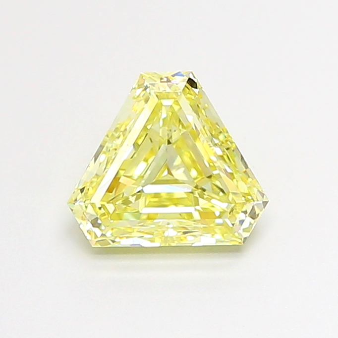 1.06ct Triangle Fancy Intense Yellow VVS2 IGI