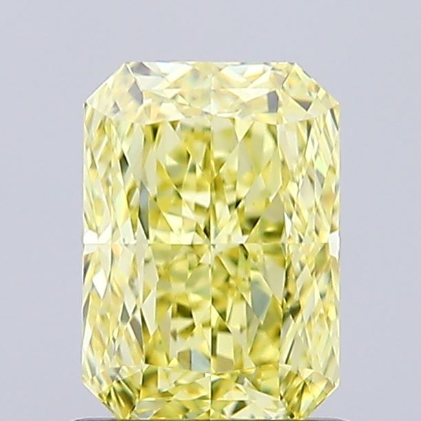 1.08ct Radiant Fancy Intense Yellow VVS2 IGI