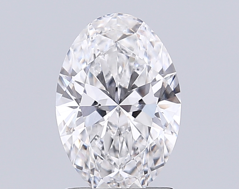 2.1 carat e VVS2 EX Cut IGI oval diamond