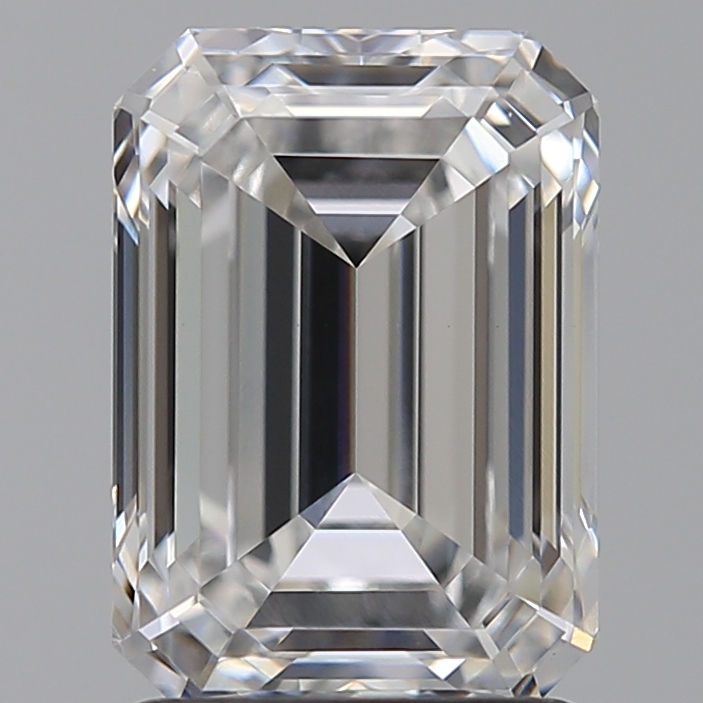 2.08 carat d VVS2 EX Cut IGI emerald diamond