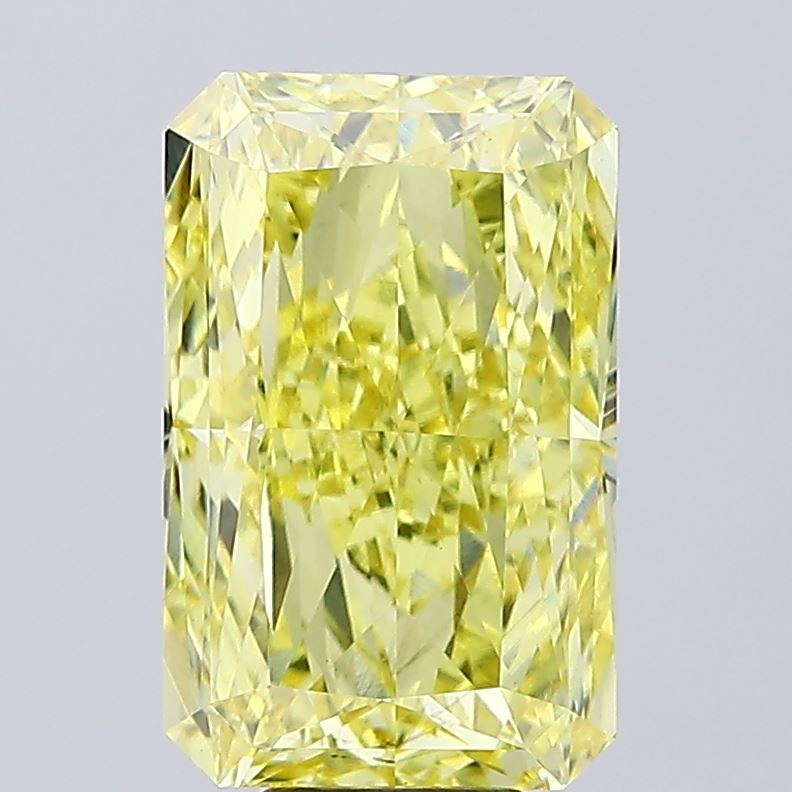 10ct Radiant Fancy Vivid Yellow VS2 IGI