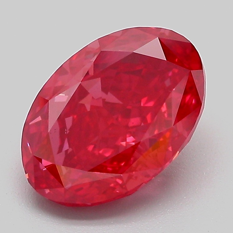 2.55ct Oval Fancy Vivid Pink VVS2 IGI