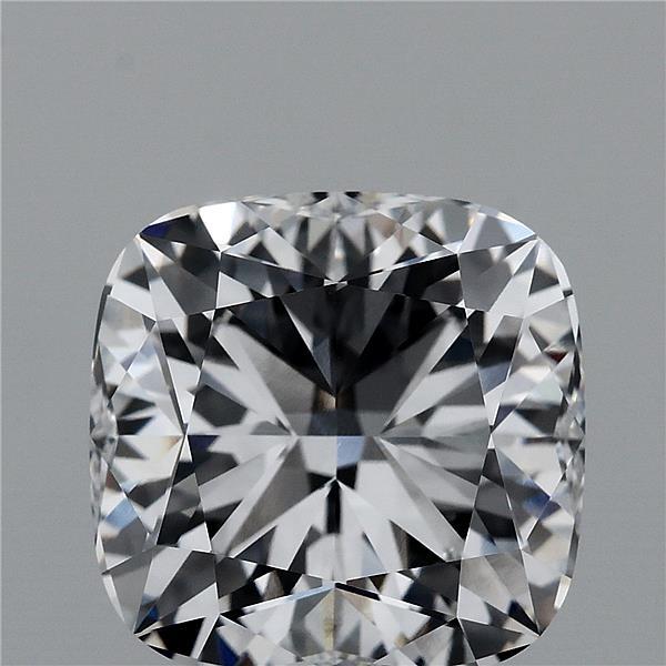 4.06 Carat Cushion Square Cut D VVS1 Diamond - view 1