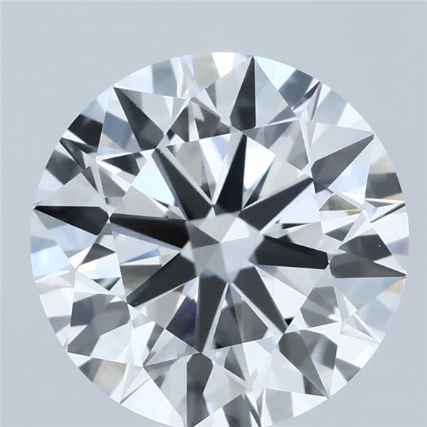 4.06 Carat Round Cut E VVS1 Diamond - view 1