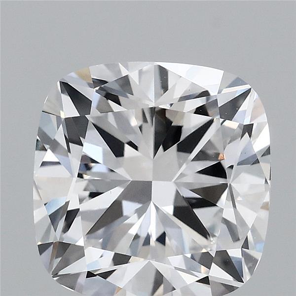 3.18 Carat Cushion Square Cut D VVS2 Diamond - view 1