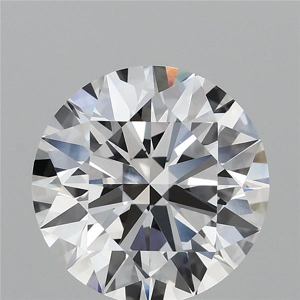 3.09 Carat Round Cut E VVS1 Diamond - view 1