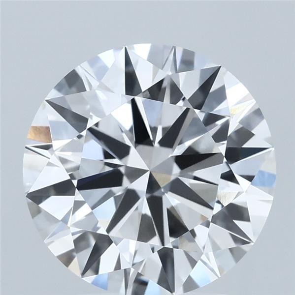 3.07 Carat Round Cut E VVS1 Diamond - view 1