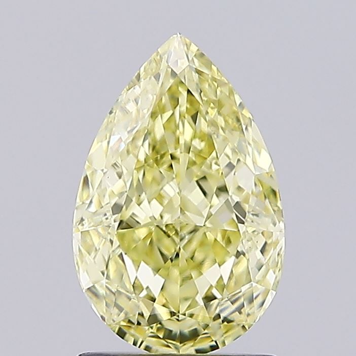 1.53ct Pear Fancy Intense Yellow VS1 IGI