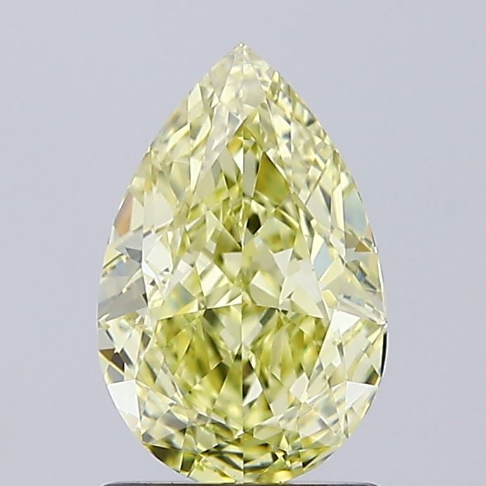 1.32ct Pear Fancy Yellow VVS2 IGI