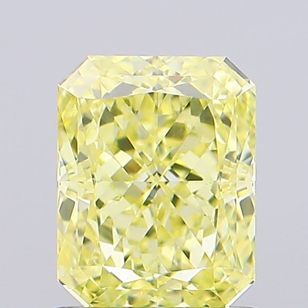 1.29ct Radiant Fancy Intense Yellow VVS2 IGI