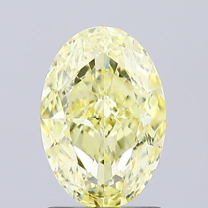 1.66ct Oval Fancy Intense Yellow VVS2 IGI