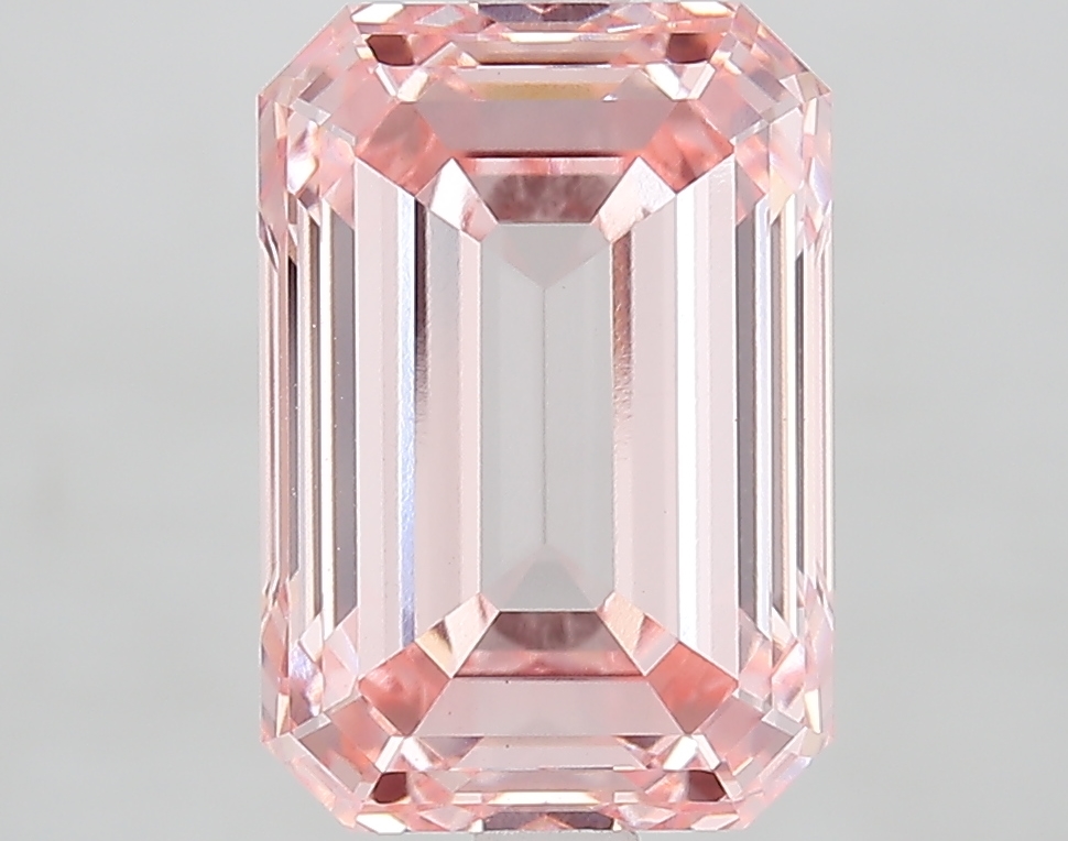 4.7ct Emerald Fancy Intense Pink VVS2 IGI