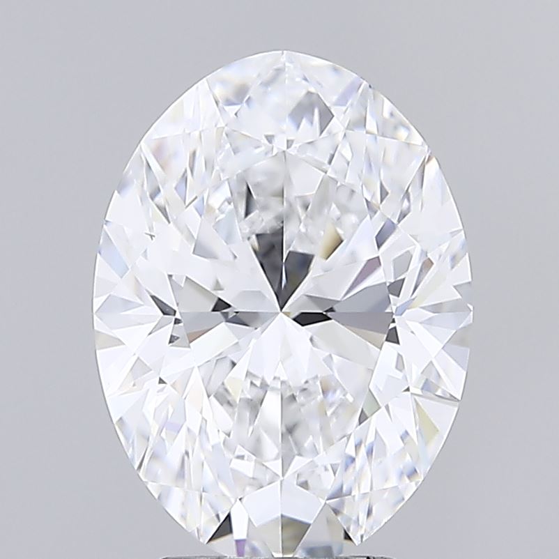 3.84ct Oval D IF IGI