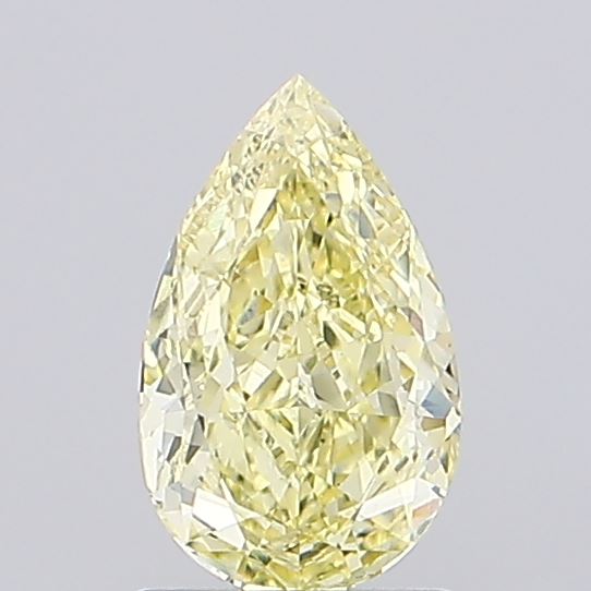 1.13ct Pear Fancy Intense Yellow VS2 IGI