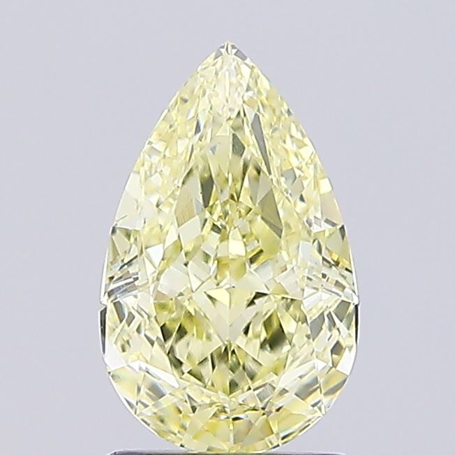 1.77ct Pear Fancy Yellow VS1 IGI