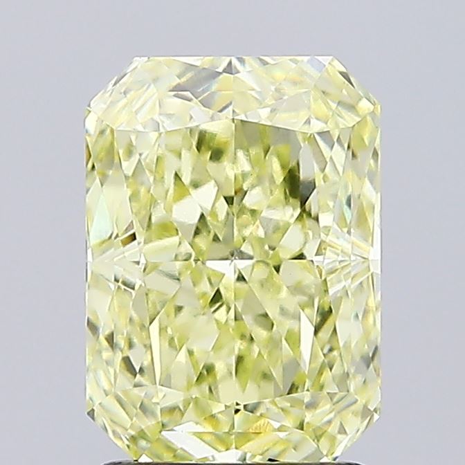 2.03ct Radiant Fancy Intense Yellow VVS2 IGI