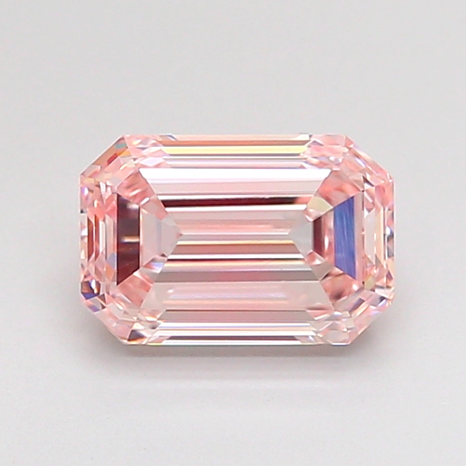 1.33ct Emerald Fancy Vivid Pink VVS2