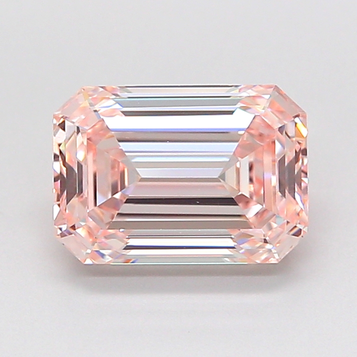 2ct Emerald Fancy Intense Pink VS1