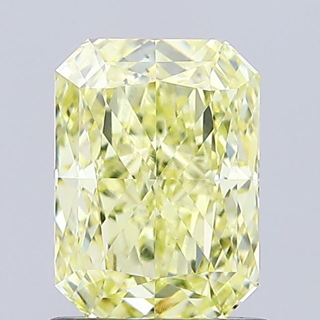 1.24ct Radiant Fancy Yellow VVS2 IGI