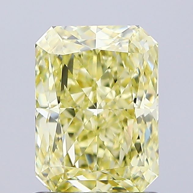 1.31ct Radiant Fancy Yellow VVS2 IGI