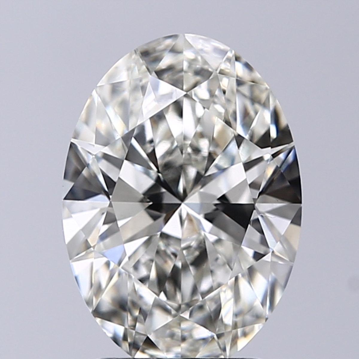 2.02 ct. oval Lab Grown Diamond front image