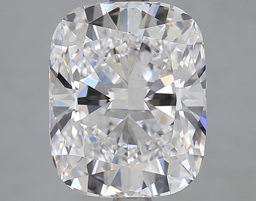 4.06ct Cushion D FL IGI