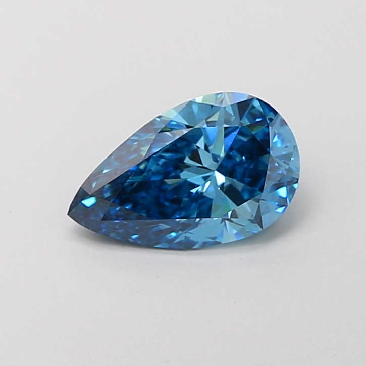 1.04ct Pear Fancy Vivid Blue VS1 IGI