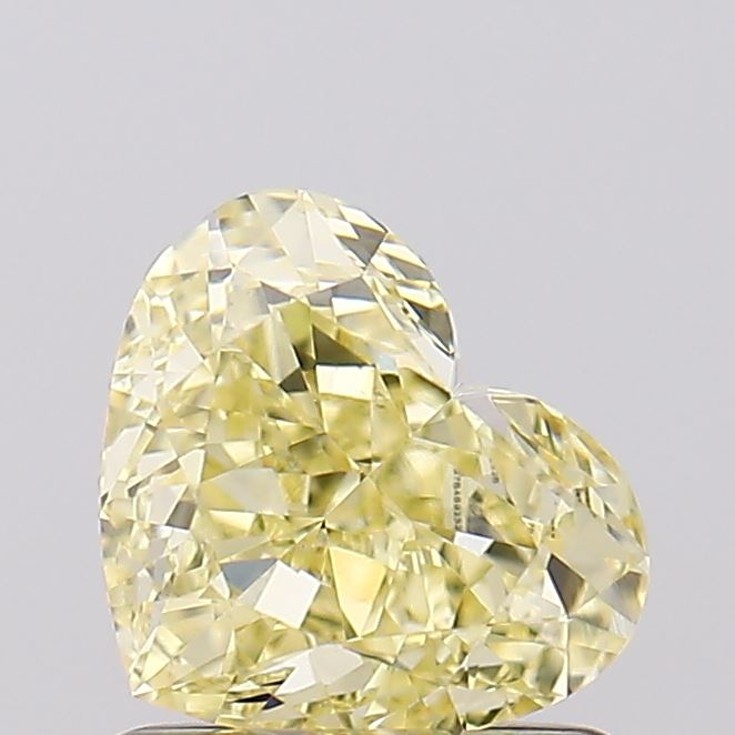 1.1ct Heart Fancy Yellow VVS2 IGI