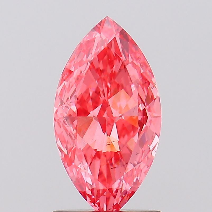 1.53ct Marquise Fancy Vivid Pink VS2 IGI