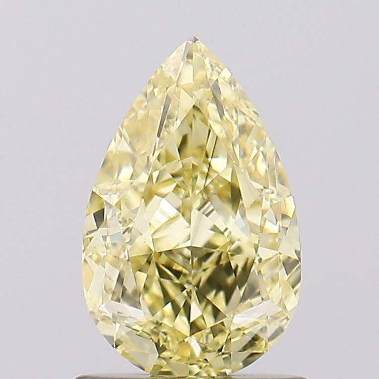 1.1ct Pear Fancy Intense Yellow VVS2 IGI