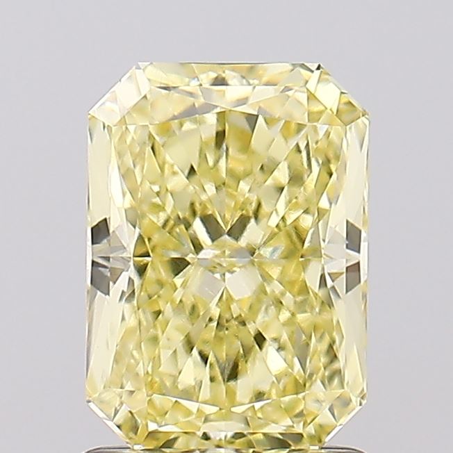 1.51ct Radiant Fancy Intense Yellow VVS2 IGI