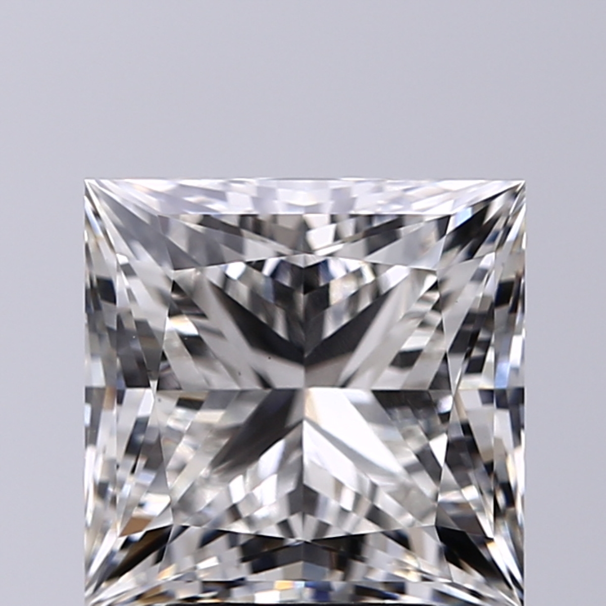 4.02 ct. princess Lab Grown Diamond front image