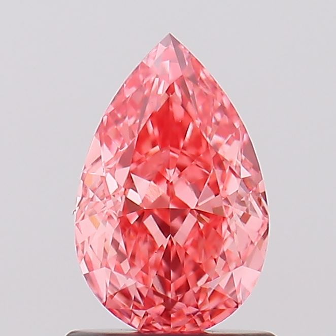 1.07ct Pear Fancy Vivid Pink VS1 IGI