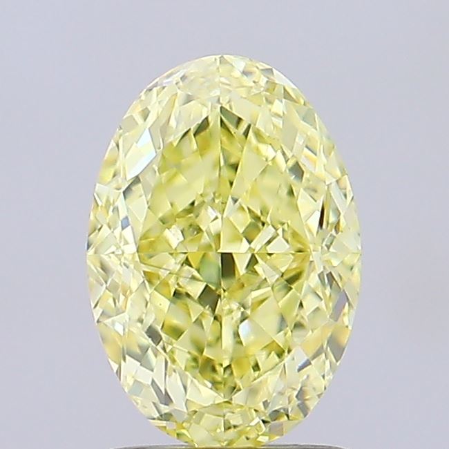 1.53ct Oval Fancy Intense Yellow VS1 IGI