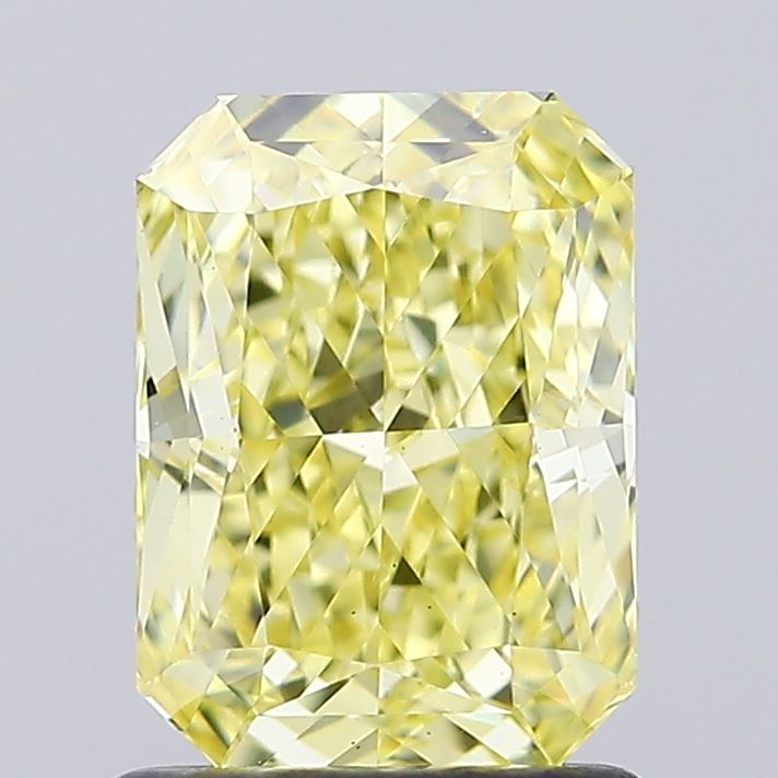1.43ct Radiant Fancy Intense Yellow VS1 IGI