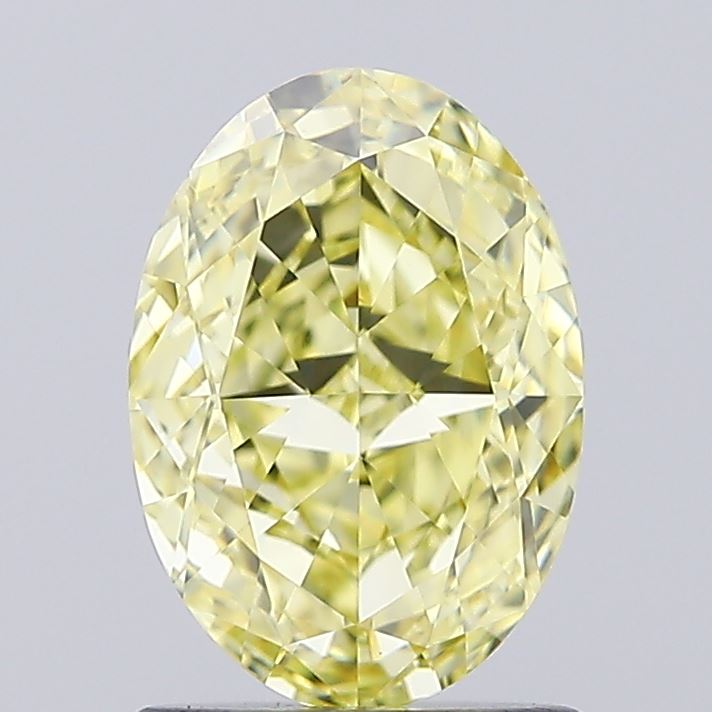 1.6ct Oval Fancy Intense Yellow VVS2 IGI
