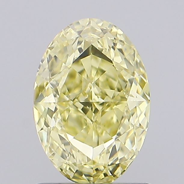 1.3ct Oval Fancy Intense Yellow VVS2 IGI