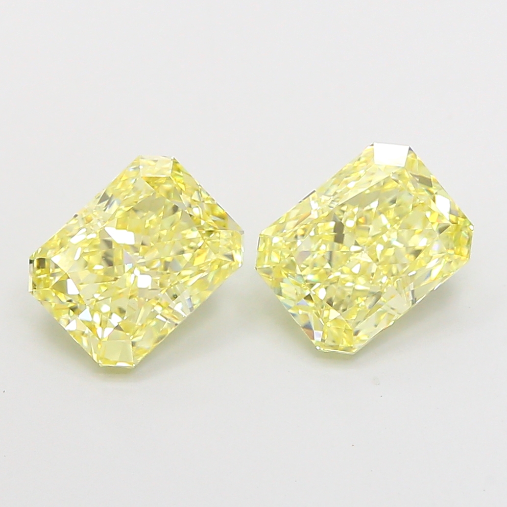 1.53ct Radiant Fancy Intense Yellow VS1 IGI