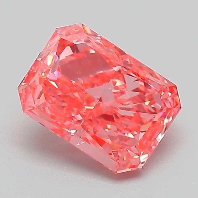 1.05ct Radiant Fancy Vivid Pink VS1 IGI