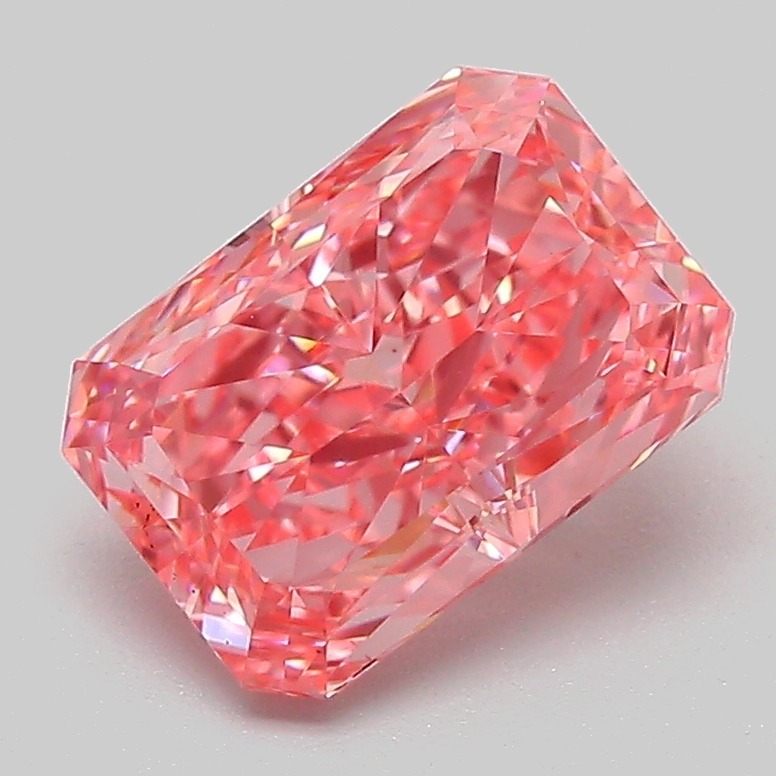 2.09ct Radiant Fancy Vivid Pink VS1 IGI