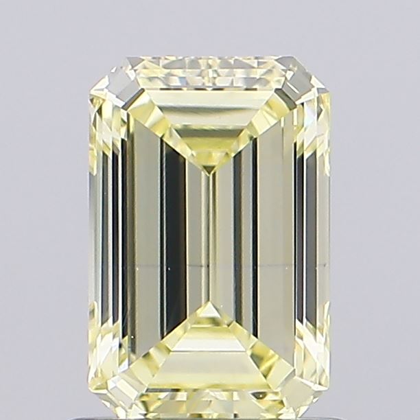 1.02ct Emerald Fancy Light Yellow VS2 IGI