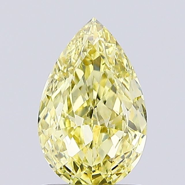 1.05ct Pear Fancy Yellow VS1 IGI