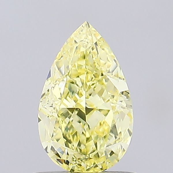 1.02ct Pear Fancy Intense Yellow VVS2 IGI