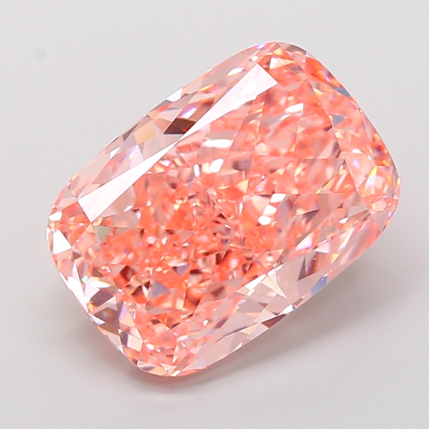8.88ct Cushion Fancy Vivid Pink VVS2 IGI