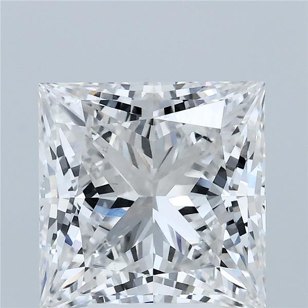4.06 Carat Princess Cut F VVS2 Diamond - view 1